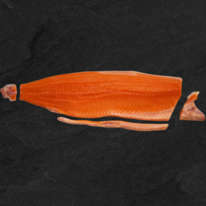 Frossen Atlantisk Laksefilet av Superior (Med skinn, C-trim, 1.8-2.2 kg), 15kg